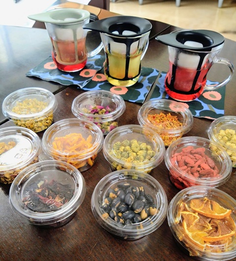 (全4回)薬膳茶で学ぶ食と暮らしの知恵 薬膳茶ブレンド～秋冬編～ 秋の新講座 (全4回)9/24・10/22・11/26・12/24(木)