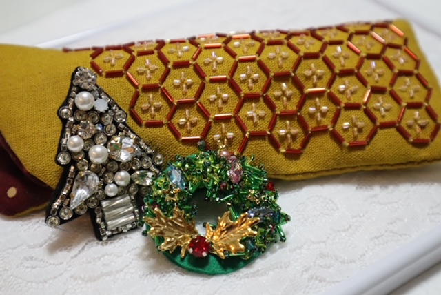 キラキラと輝く<全4回> ビーズ刺し子&ビーズ刺繍 10/8(木)スタート
