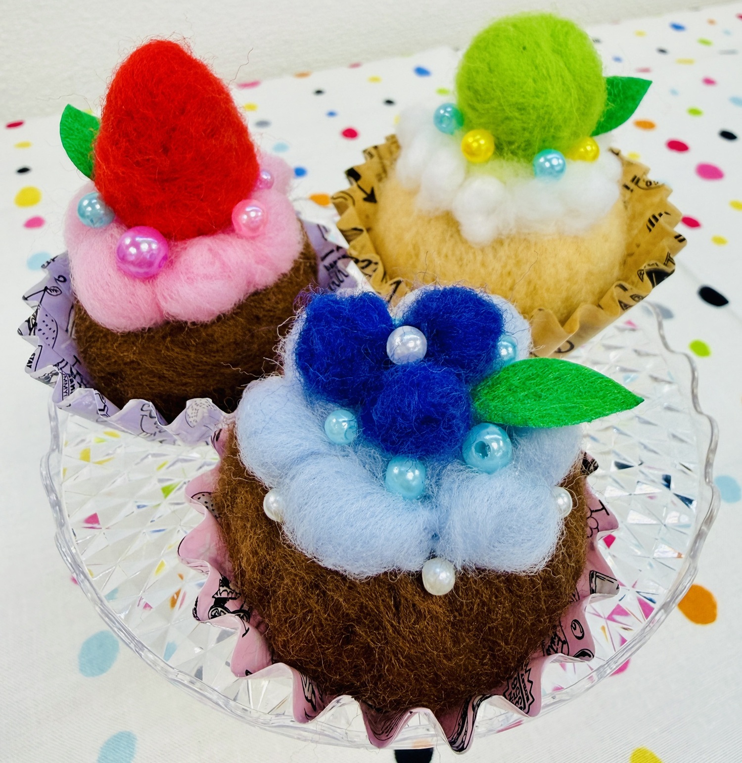 ふわふわ、チクチク、手作り時間 ニードルフェルト(全3回) 【秋の新講座 9月26日(土)スタート】