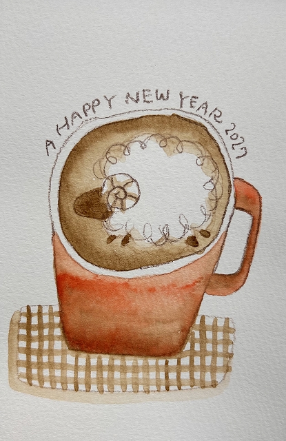 全3回 コーヒーで描く季節のイラスト 10/15(木)スタート