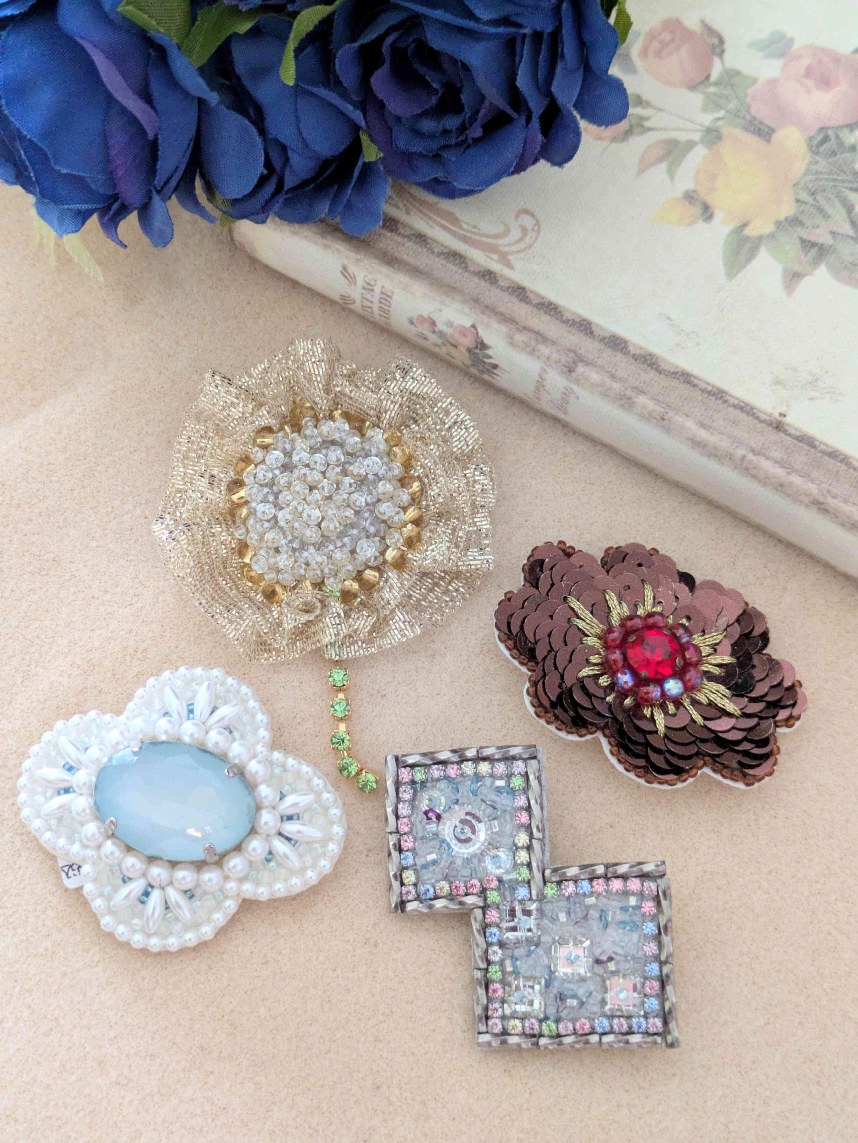 はじめての オートクチュールビーズ刺繍 秋の新講座 10/5(月)一日体験