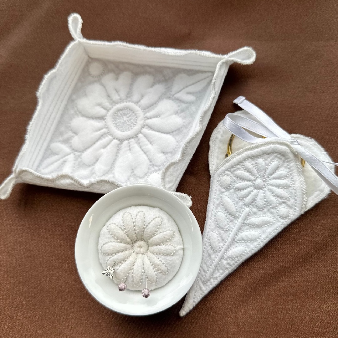 〈ジャンル〉伝統手芸・刺繍 【白い布の彫刻」～Boutis(ブティ)】