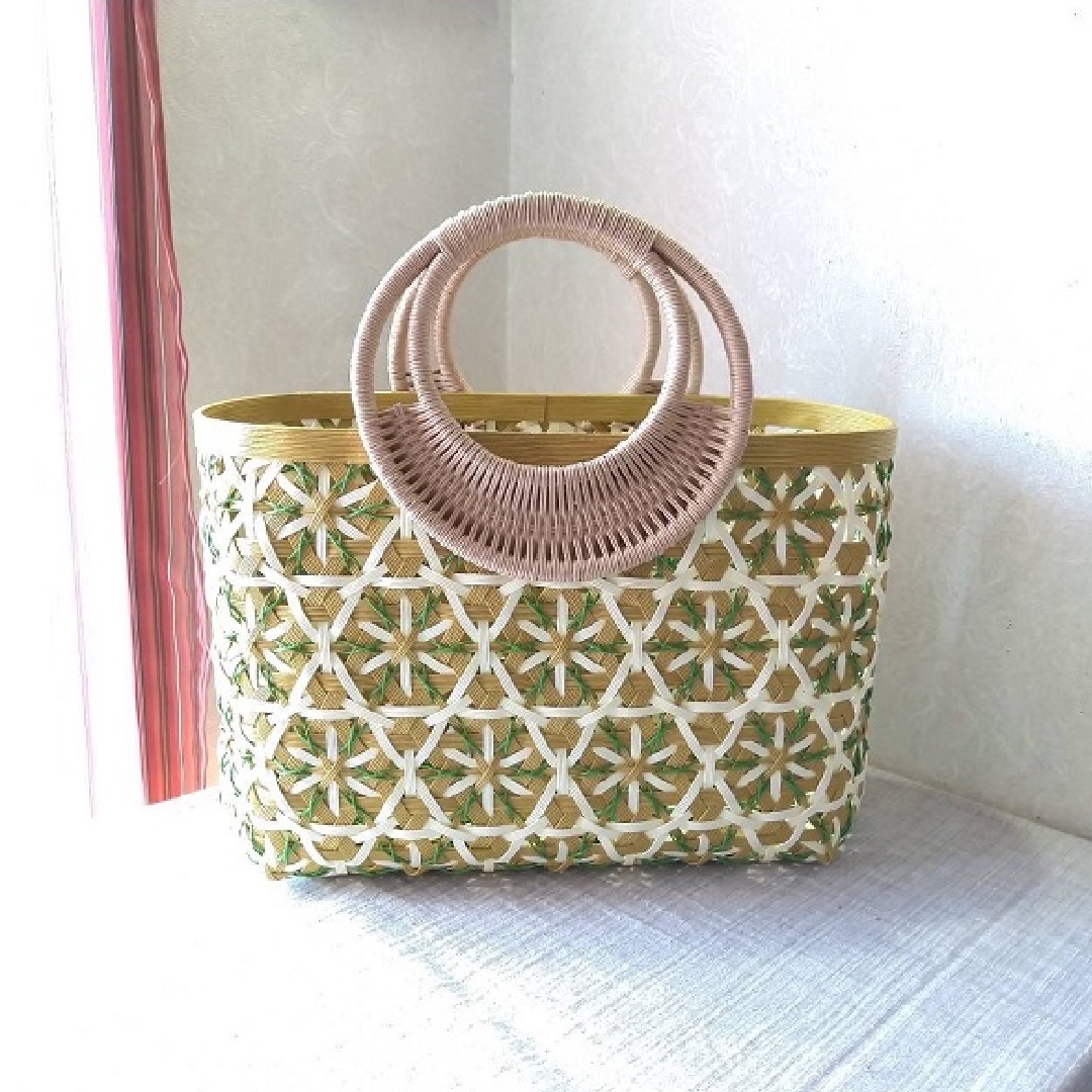〈ジャンル〉手芸・ハンドメイド 【紙バンドで作るかご雑貨・かごBAG】