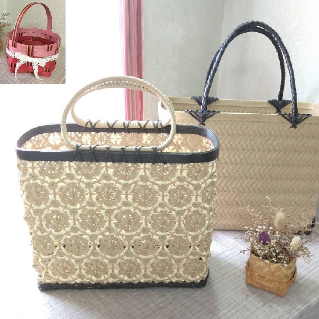 〈ジャンル〉手芸・ハンドメイド 【紙バンドで作るかご雑貨・かごBAG】