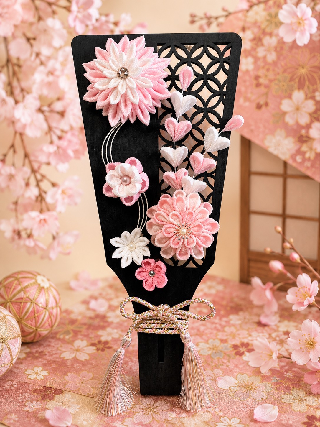 飾って楽しむ つまみ細工の羽子板(全2回)