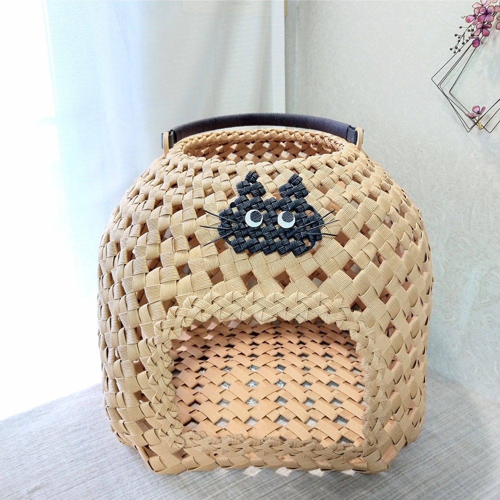 紙バンドで作る 愛猫の猫ちぐら 10/1(木) 体験660円 教材費1,650円