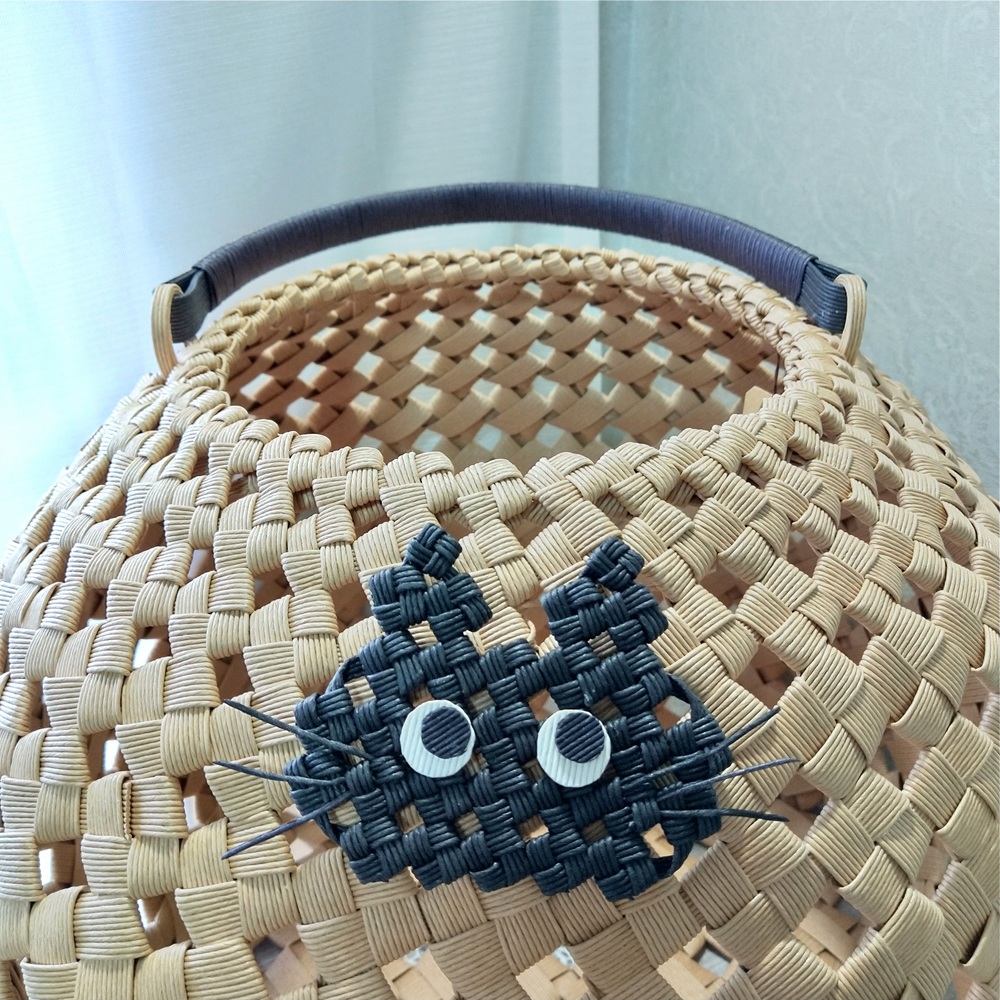 紙バンドで作る 愛猫の猫ちぐら 10/1(木) 体験660円 教材費1,650円
