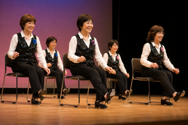 【秋の新講座】イスでもOK。足の健康と脳トレ 「シニアタップダンス」 10/6(火) 特別体験会 550円