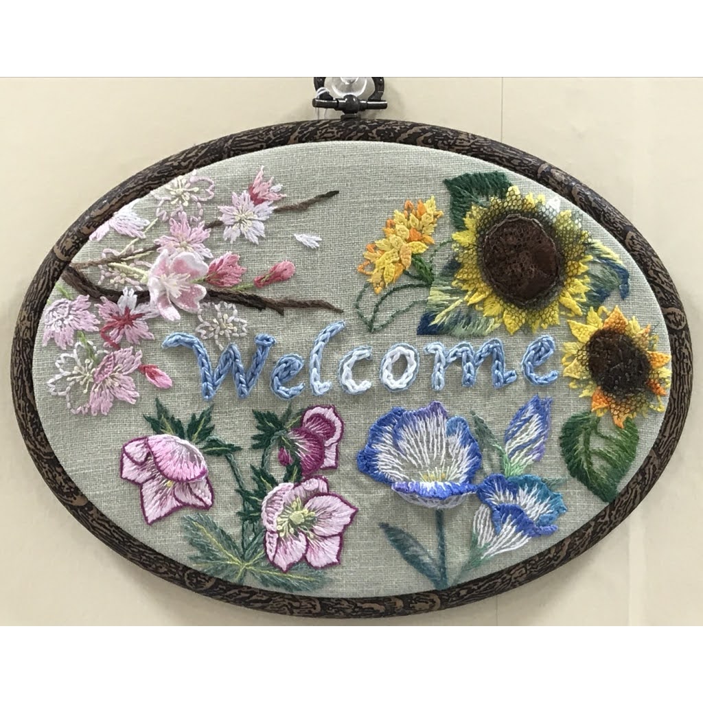 基本の刺繍から立体まで はじめての戸塚刺しゅう 秋の新講座  10/5(月) 特別体験会