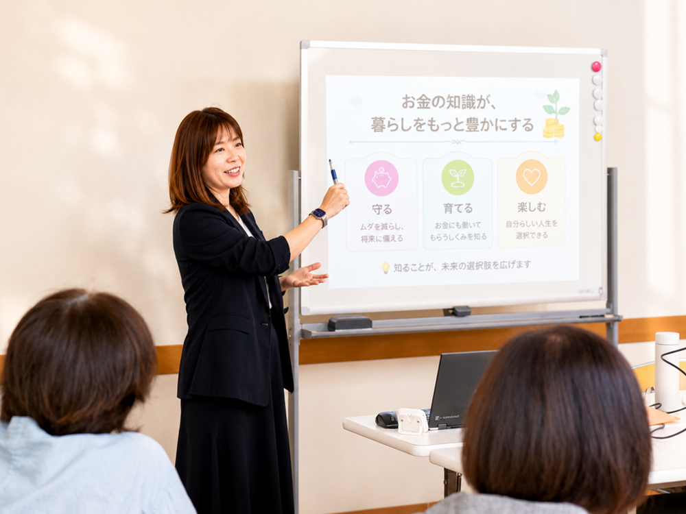 暮らしが輝き出す お金の教養 一生役立つ投資の教科書(全6回) 秋の新講座  9/24(木) 特別体験会
