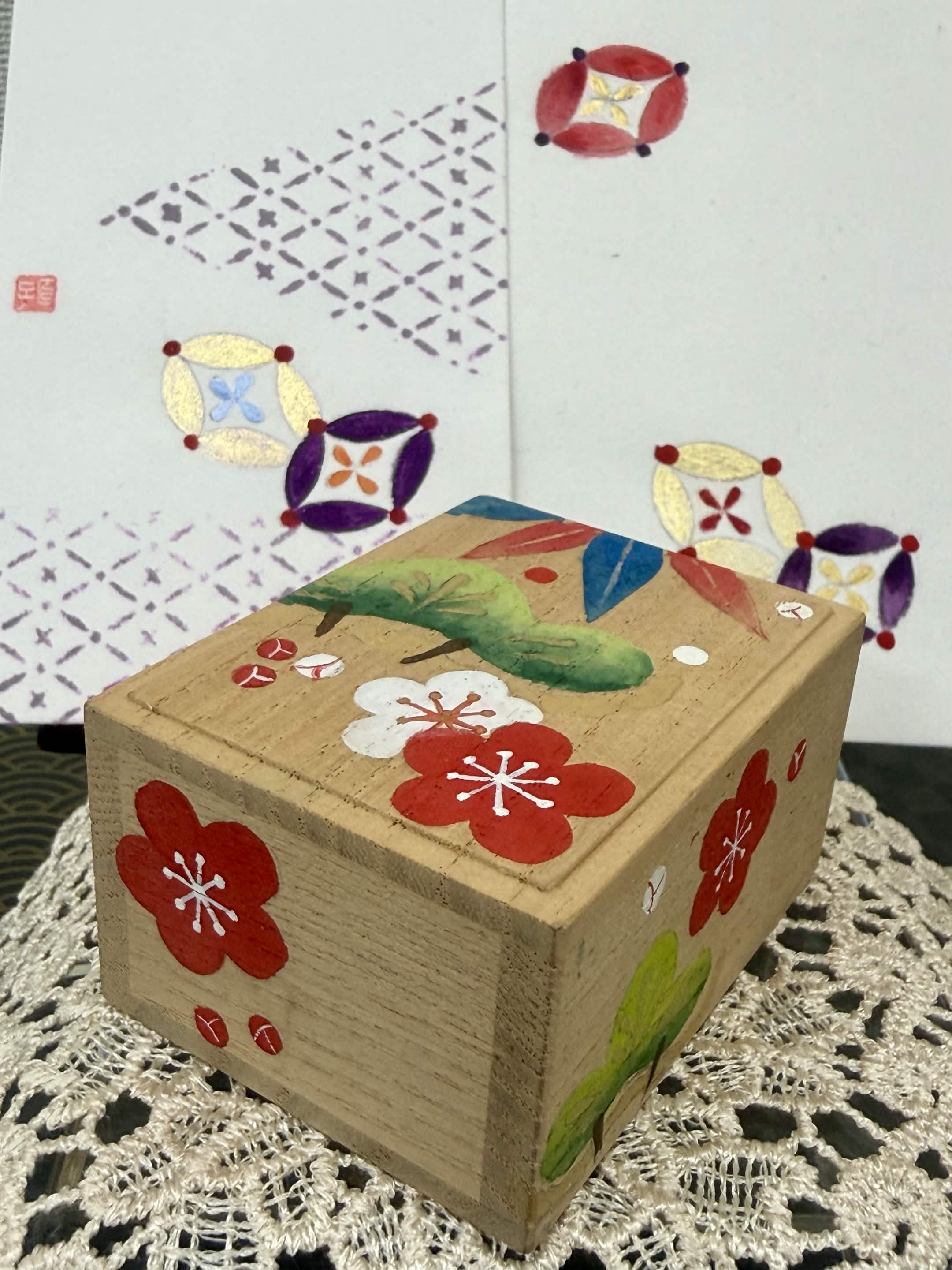伝統工芸を楽しむ 京都風桐絵付(全2回) 【秋のスペシャル講座】10/9(木)11/12(木)全2回講座