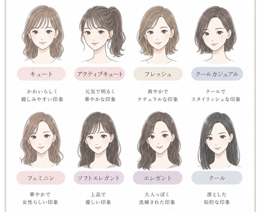 自分らしさを知る 顔タイプ診断(全3回) 秋の新講座