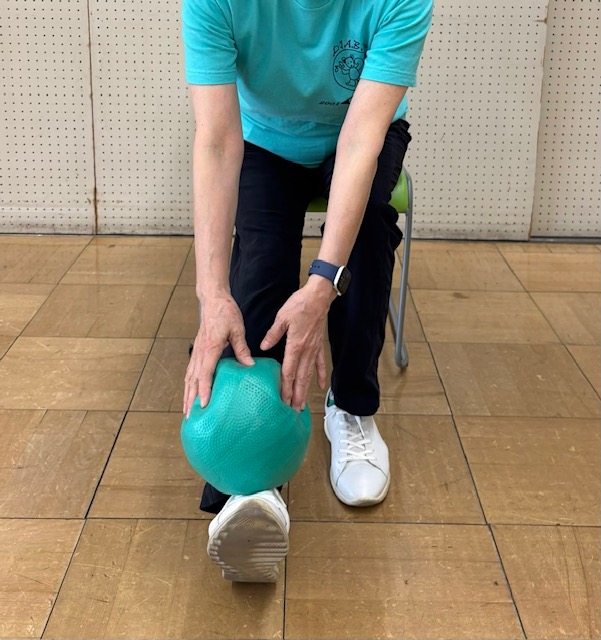 ボールを使った体操