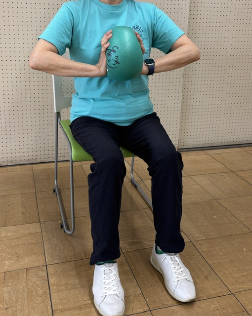 ボールを使った体操