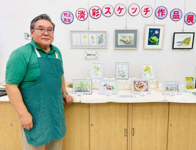 はがき大から始める 「淡彩スケッチ」