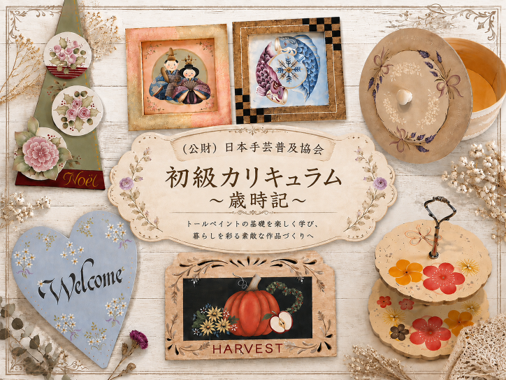 描いてみたい」を叶えます! トールペイント｜草加カルチャーセンター