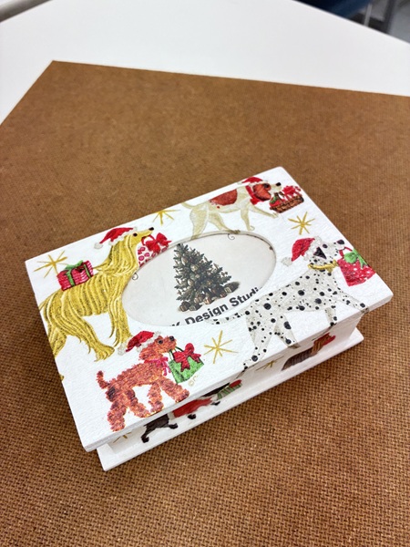冬休み こどもクリスマスデコパージュ 日程11/28(土) 受講料3.300円 教材費1.320円