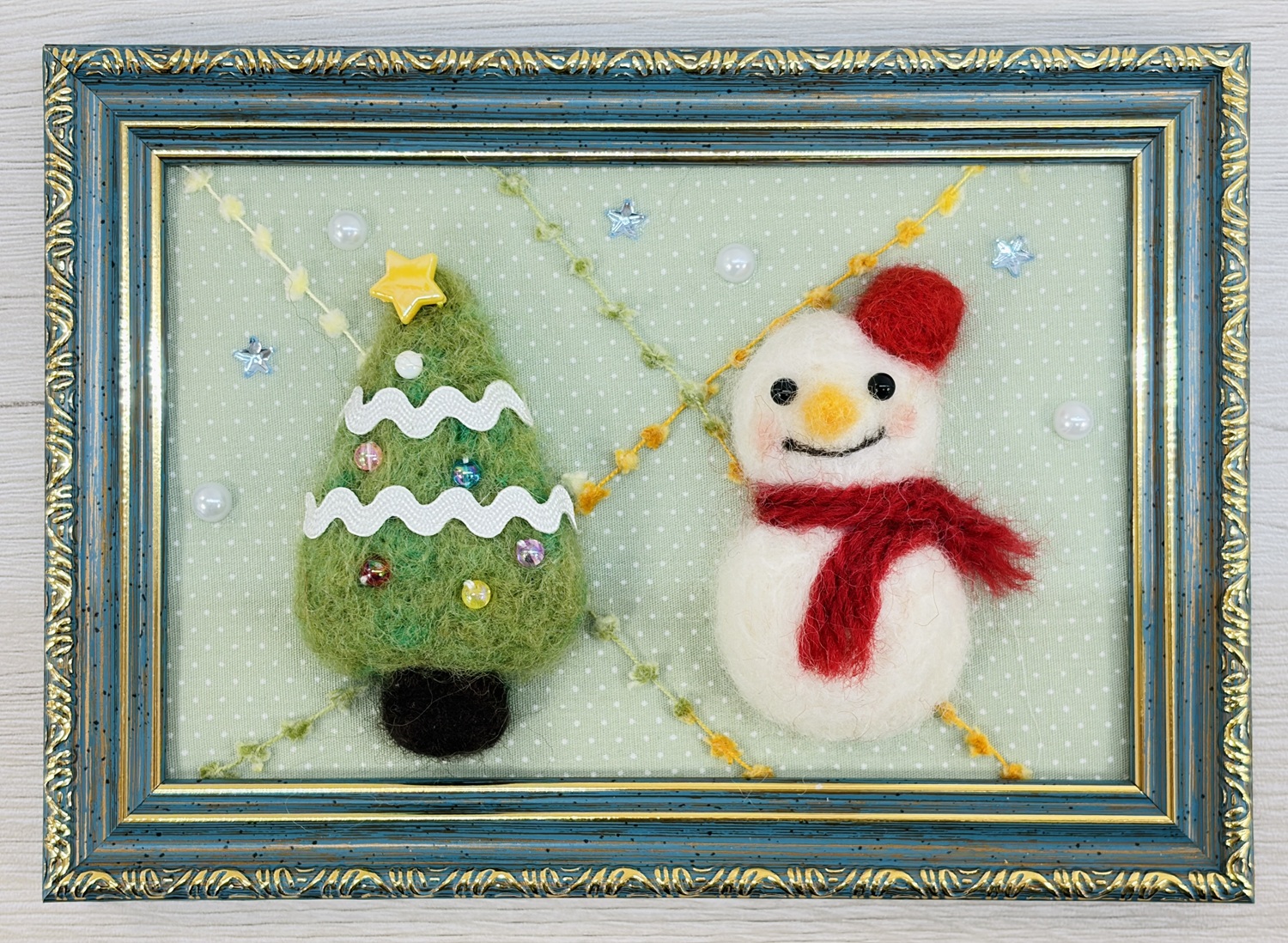 クリスマス 羊毛フェルトTime
